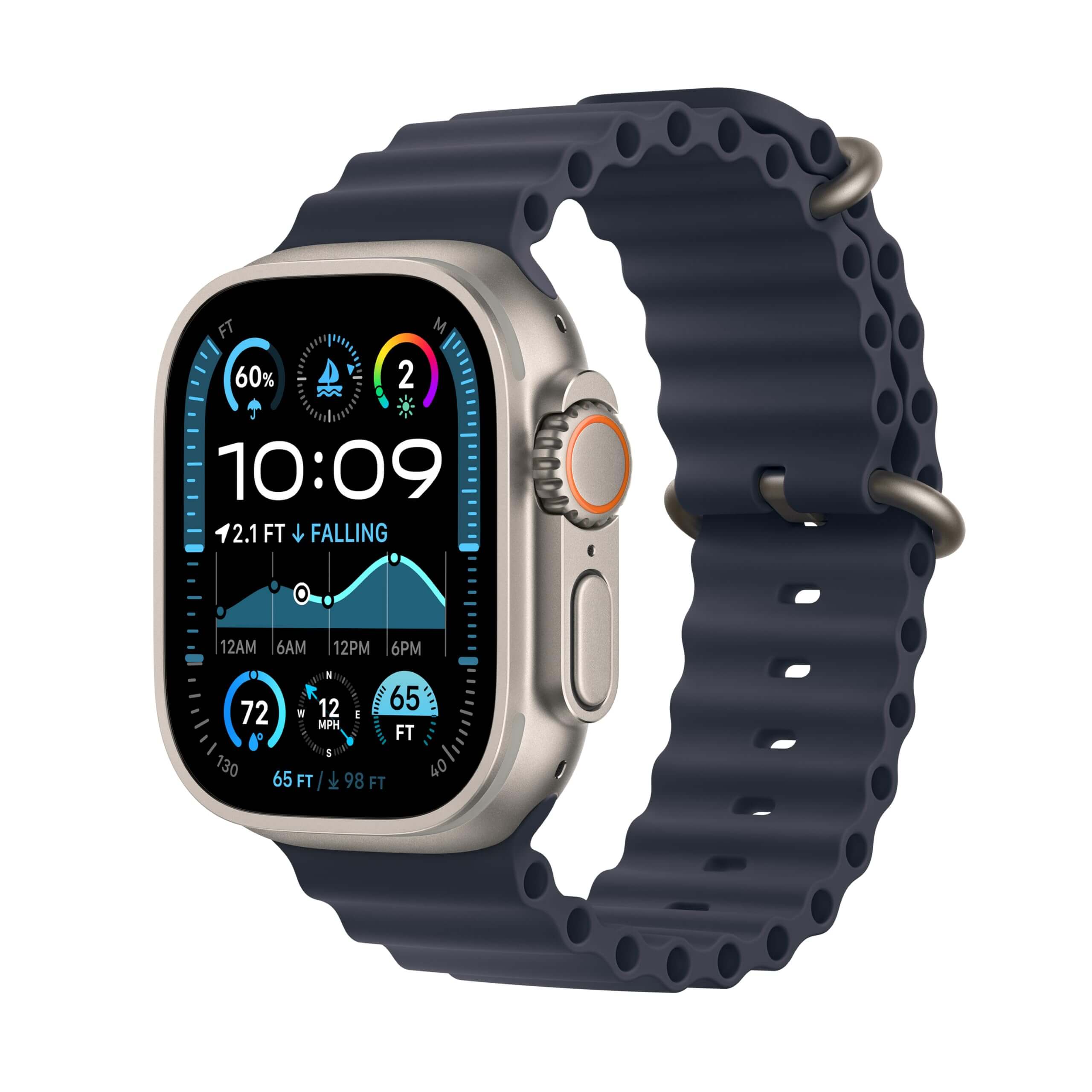 apple-watch-ultra-2-gps-cellular-49mm-smartwatch-sports-watch-with-natural-rugged-titanium-case-with-navy-ocean-band-fitness-tracker-precision-gps-extra-long-battery-life